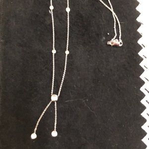 14kt White Gold Diamond Necklace